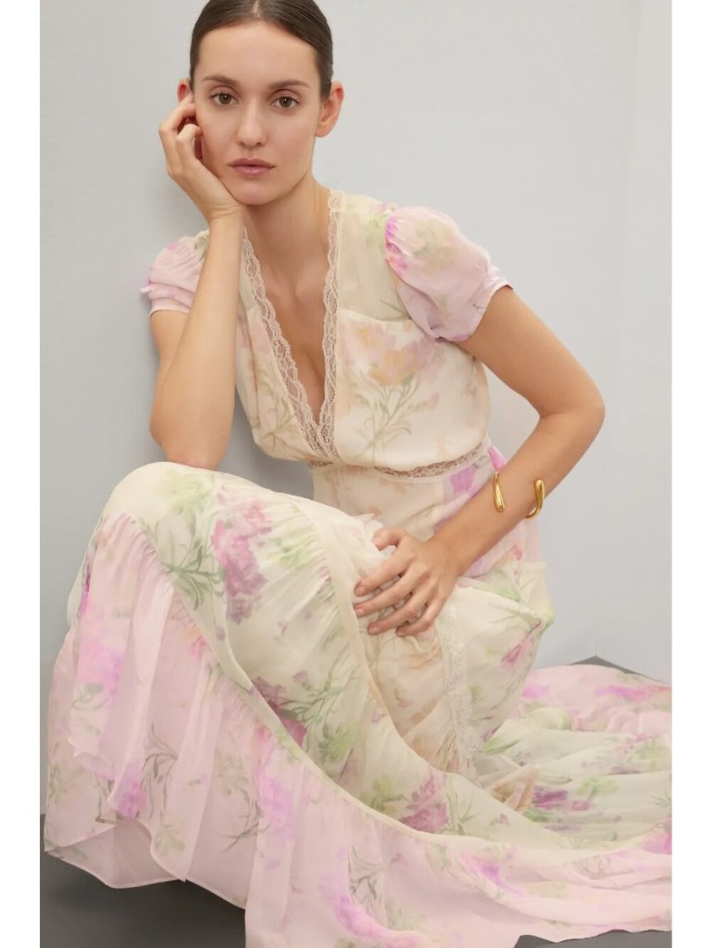 SS-18. LoveShackFancy Roupell Dress US 2